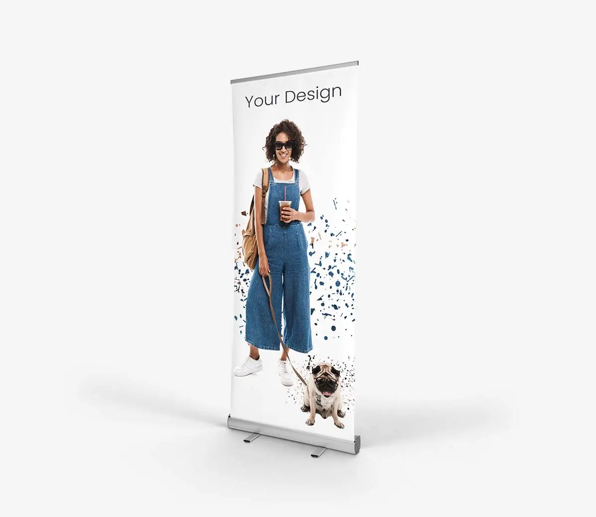 Roll-up Suna – komplett med eget tryck i två bredder