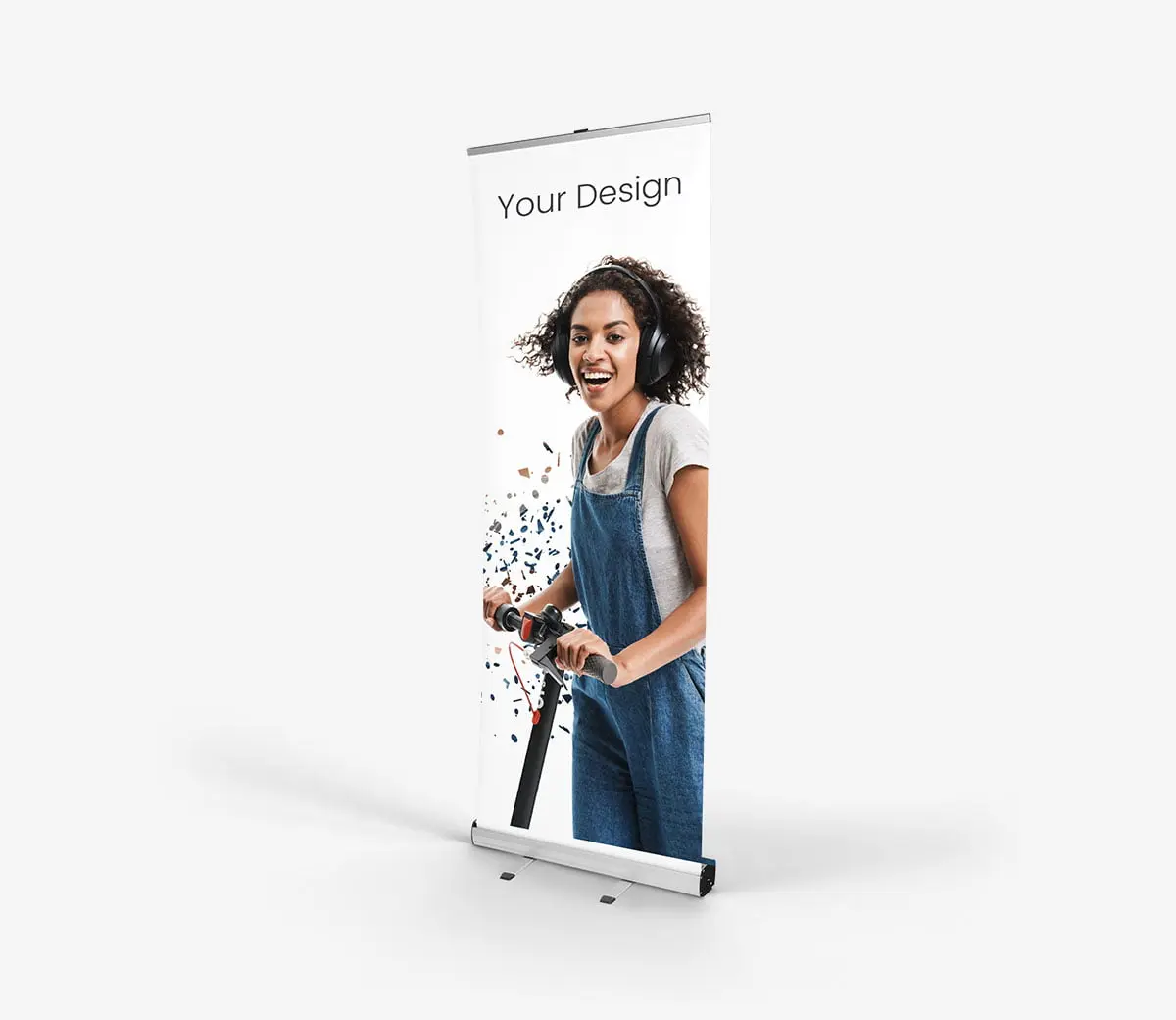 Roll-up Mizu – stabil roll-up med eget tryck